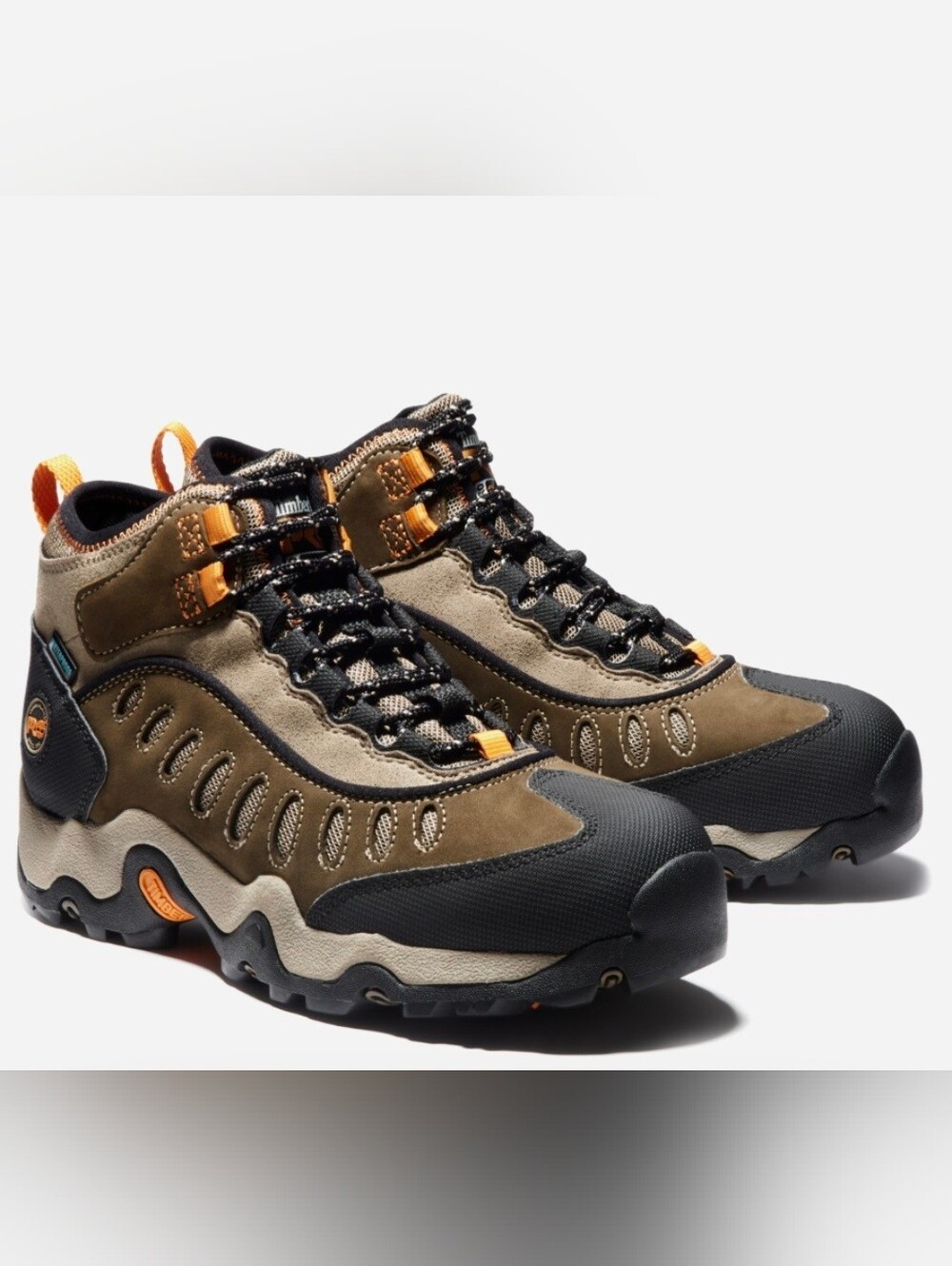 Timberland PRO Orange and Black Mudslinger Steel Safety Toe Box
